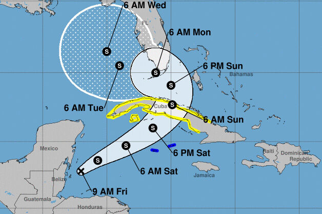 Pinellas County in Tropical Storm Eta’s forecast cone